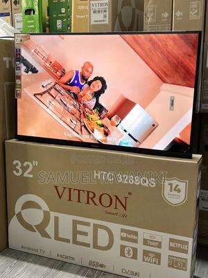 Vitron 32" Qled Smart Android Tv With Bluetooth Netflix, Youtube - main view
