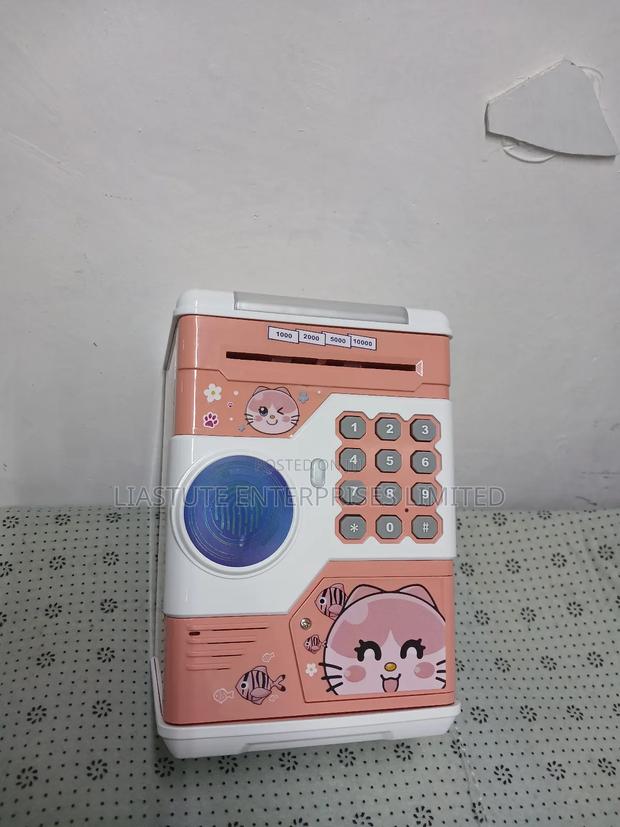 Children’S Smart Atm Toy Bank – Secure Coin Note Storage - main view