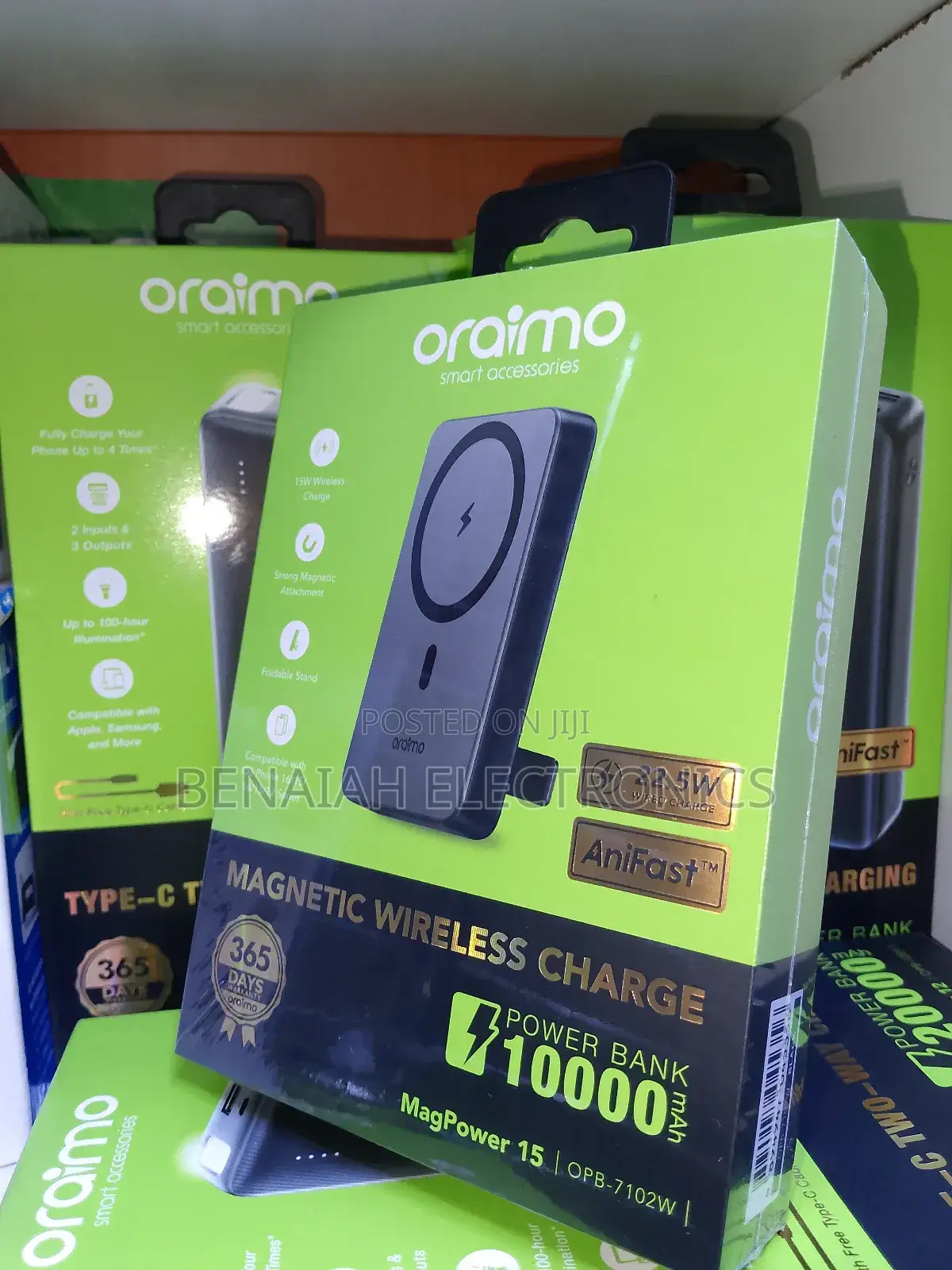 10000 Mah Wireless Magnetic Powerbank 22.5 V