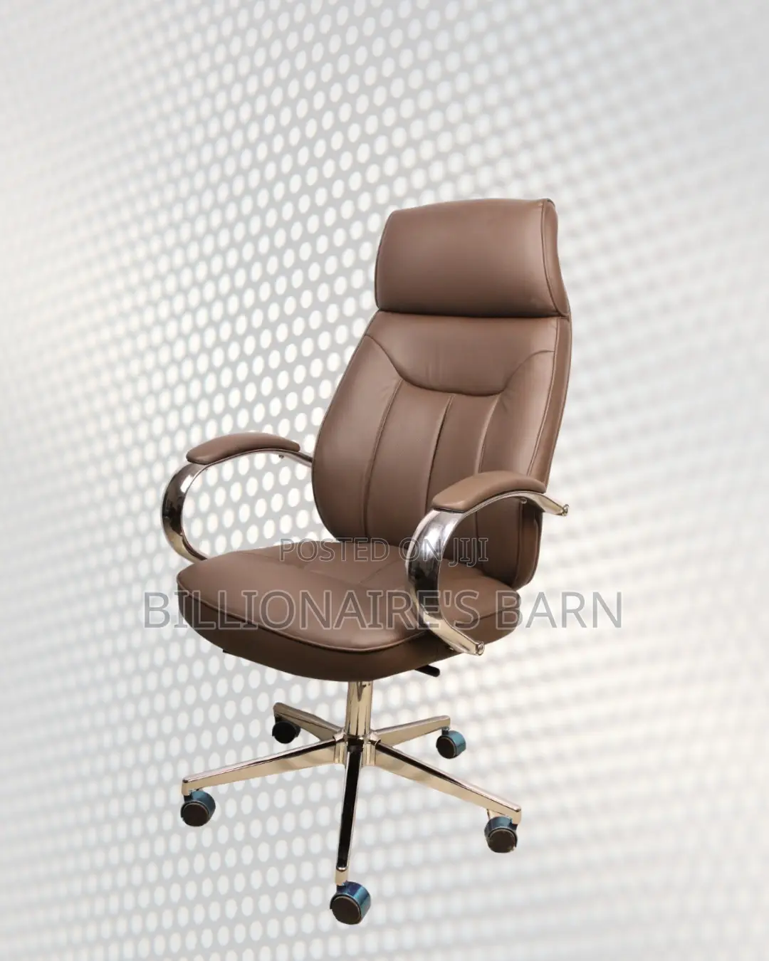 Executive Executive Brown Leather (Space-Saving) | Nairobi Delivery