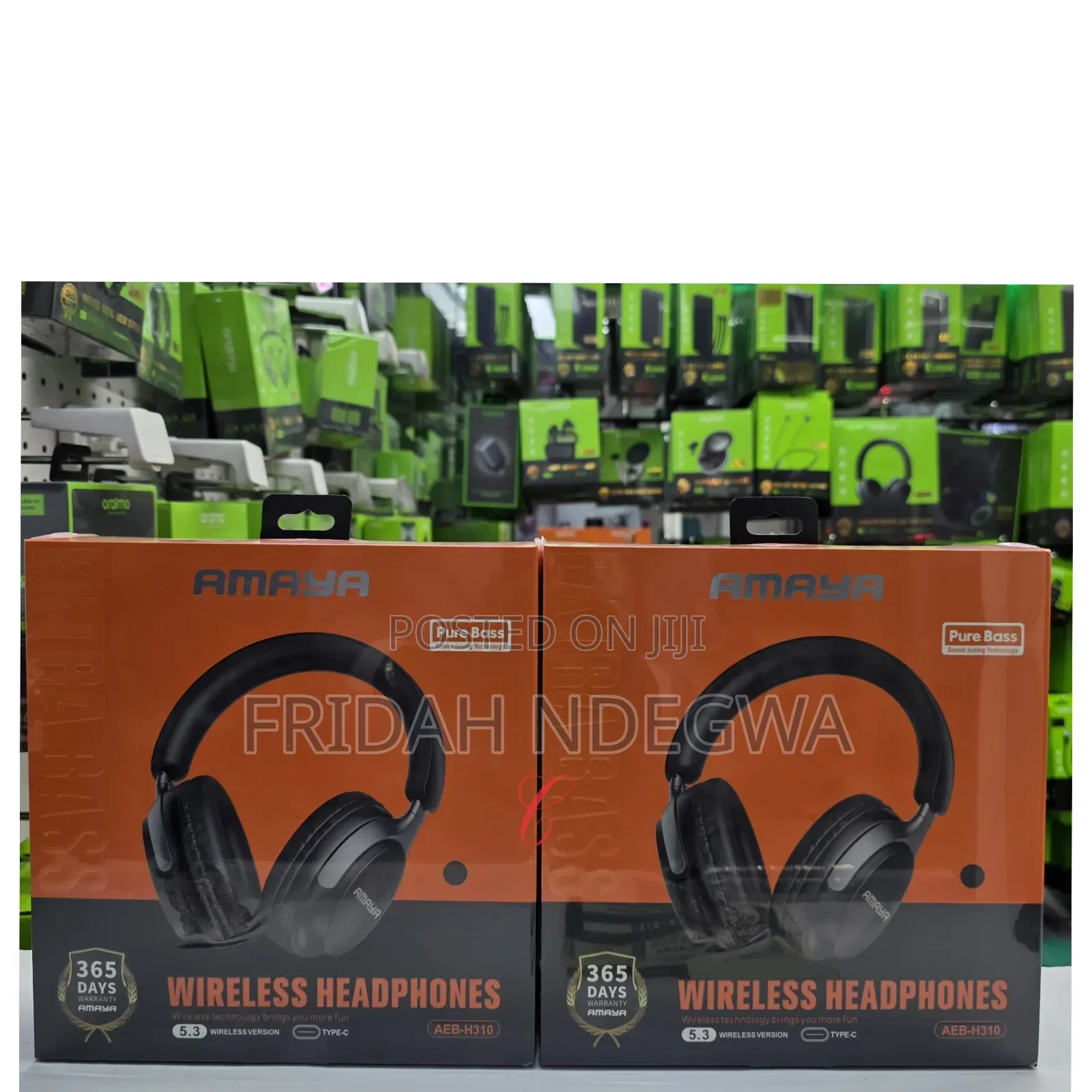 Amaya Aeb-H310 Pure Bass Wireless Headphones