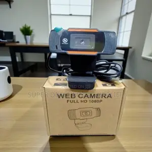 Plug and Play 1080p Hd Webcam With Clear Mic for Online Meetings