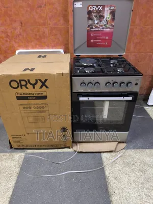Oryx 50 by 60 3 Gas and 1 Electric Cooker