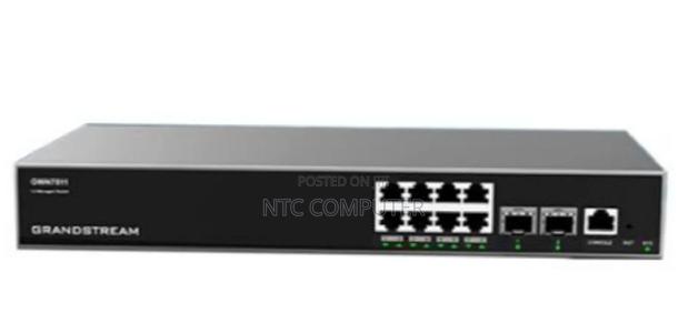 Grandstream Gwn7811 8-Port Gigabit Ethernet Layer 3 Managed Switch