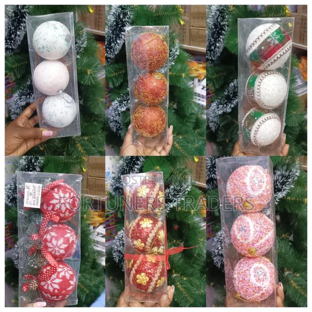3pcs Christmas Ball Ornaments for Xmas Tree Decor