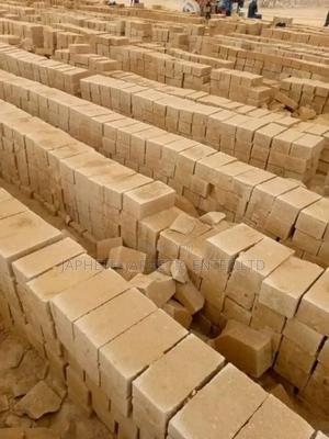 Yellow Machine Cut Stones - main view