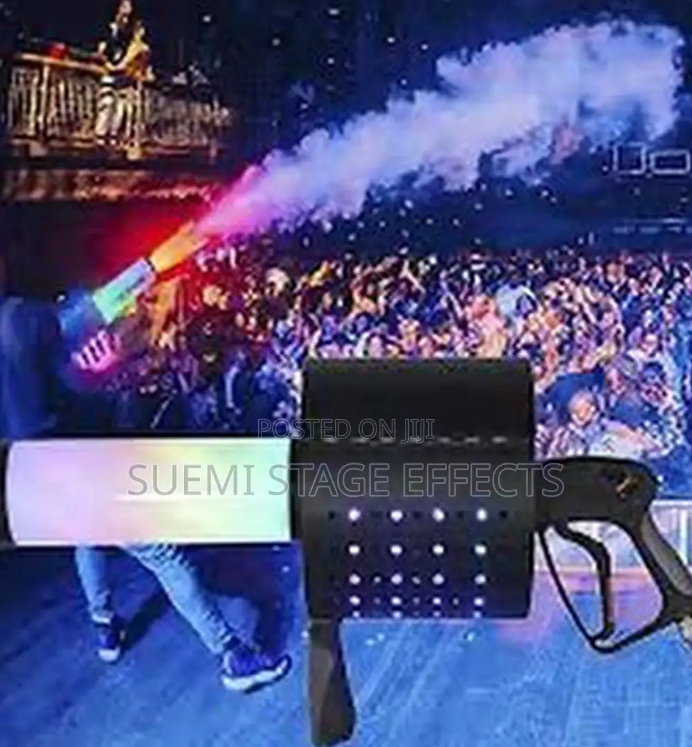 Handheld Smoke Machine With Confetti Launcher for Hire-Party Vibes!