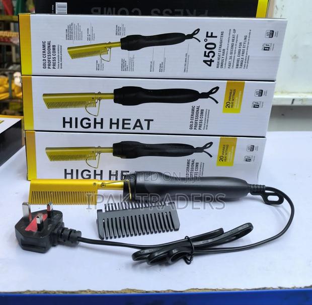 Hot Comb 3 Pin
Electric Hot Comb Curling Tool