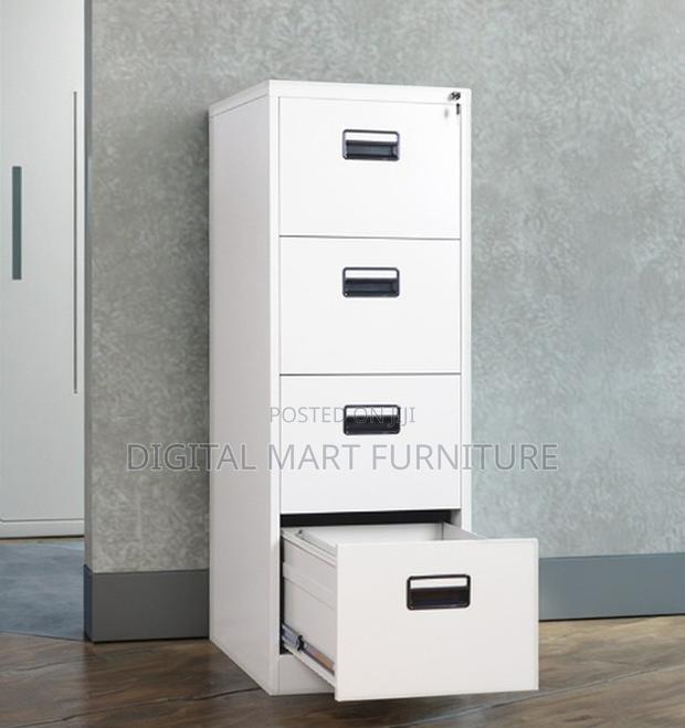 Office Cabinet: White 4 Drawer Home File Rack Cabinet