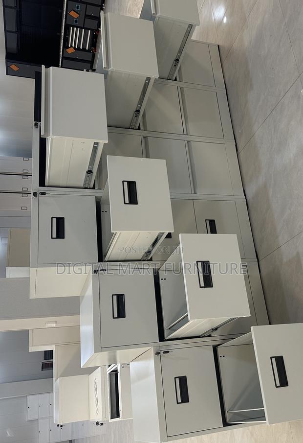 Office Cabinet: White 4 Drawer Home File Rack Cabinet - thumbnail 10