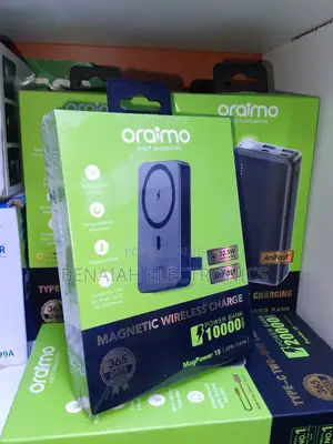 10000mah Magnetic Wireless Charge Powerbank 22.5 v Quick Charge Oraimo