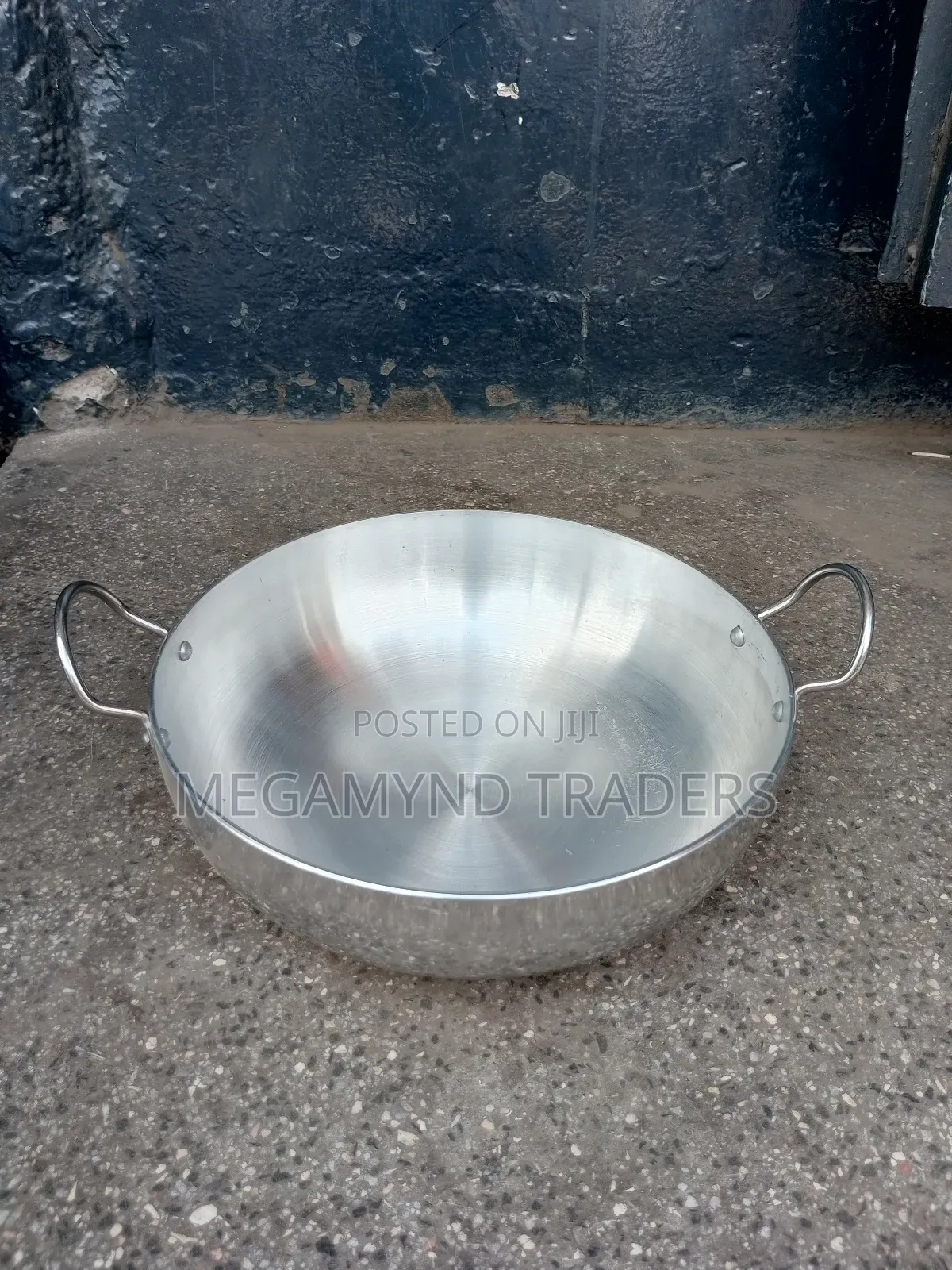Aluminium Heavy Duty Deep Karai/Deep Frying Pan/Deep Pan