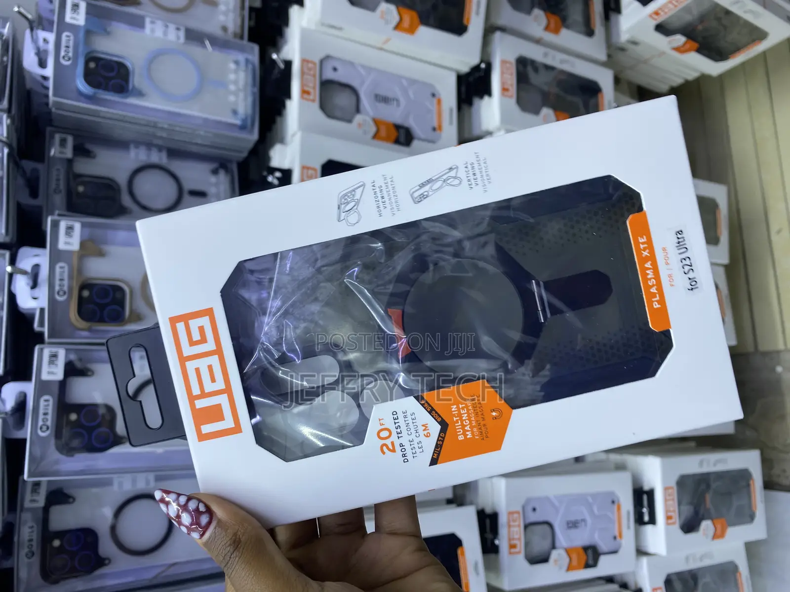 Sader Uag Plasma Xte Black Kickstand Samsung Galaxy S23 Ultra Case