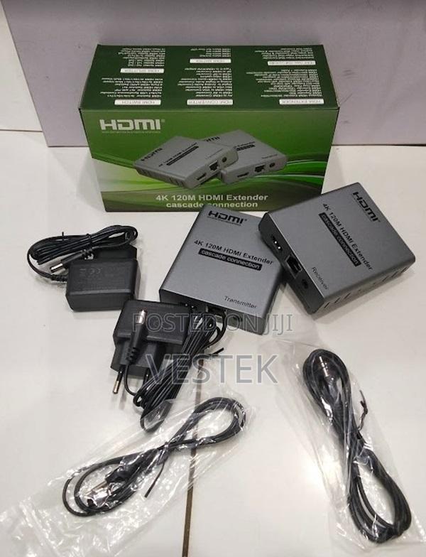 120m Hdmi Extender Cascade Connection, Rj45 Over TCP/Ip Cat6