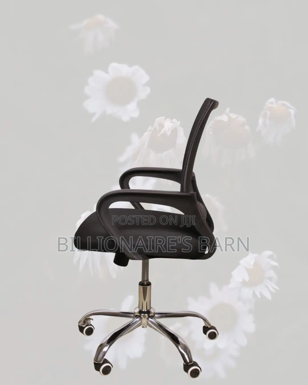 Space-Saving Secretarial Chair (Durable) — | Same-Day Delivery