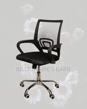 Space-Saving Secretarial Chair (Durable) — | Same-Day Delivery