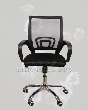 Space-Saving Secretarial Chair (Durable) — | Same-Day Delivery