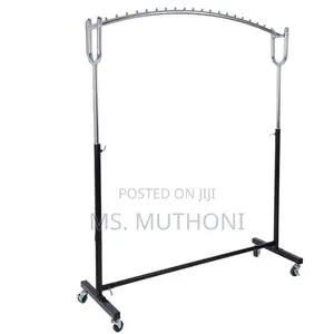 Premium Arched Clothing Rack With 360° Wheels for Easy Movement.