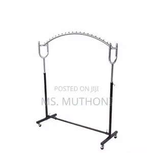 Premium Arched Clothing Rack With 360° Wheels for Easy Movement.