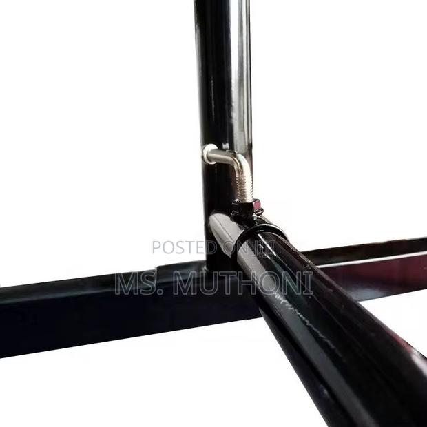 Premium Arched Clothing Rack With 360° Wheels for Easy Movement. - thumbnail 5