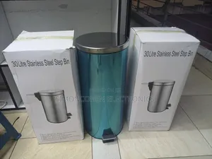 30l Stainless Steel Pedal Dustbin With Plastic Insert