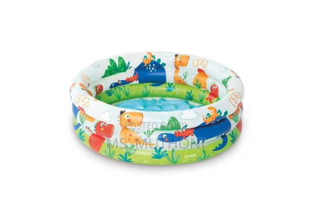 Dinosaur 3-ring Inflatable Baby Pool.(1-3 Yrs ) - thumbnail 3
