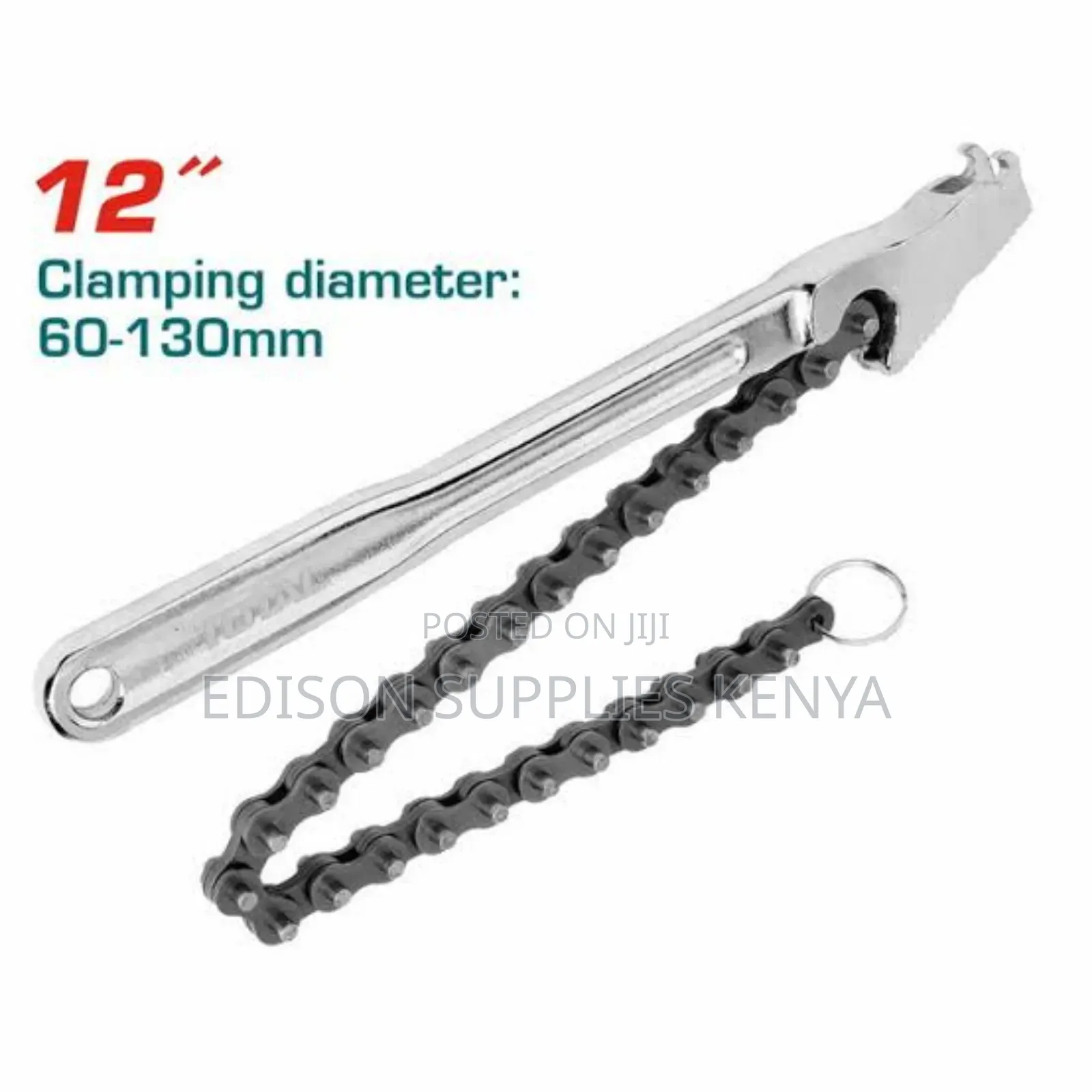 Chain Wrench Oil Filter Wrench 12" Inch Chain Pipe Wrench Fitting Tool