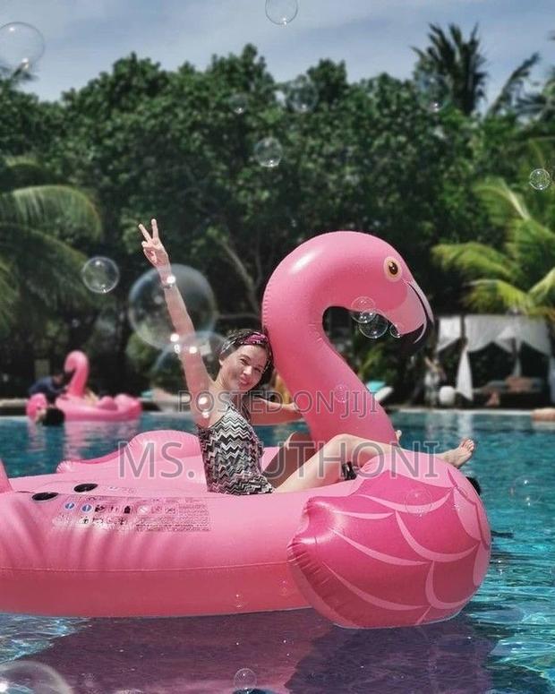 178 Cm Inflatable Flamingo Summer Pool /Beach Pool Float - thumbnail 2