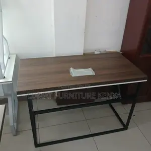 Elegant Natural Wood Finish Office Table