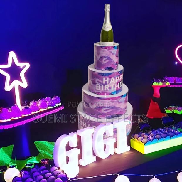 Happy Birthday Bottle Glorifier — Light Up Vip Moments in Style!