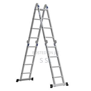Multi-Purpose Aluminium Ladder - 4 X 4 Rungs - thumbnail 2