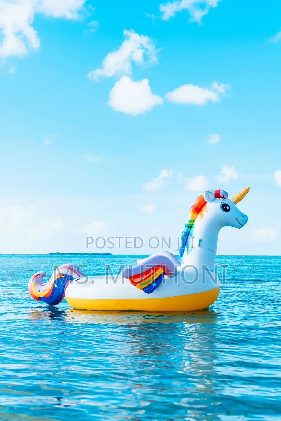 Giant Inflatable Unicorn Pool Float.