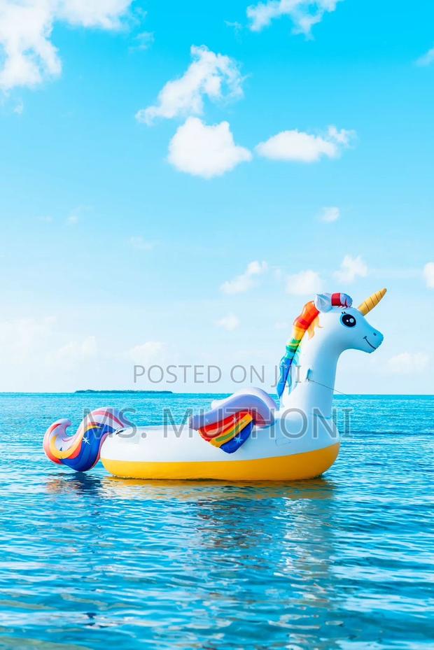 Giant Inflatable Unicorn Pool Float. - main view