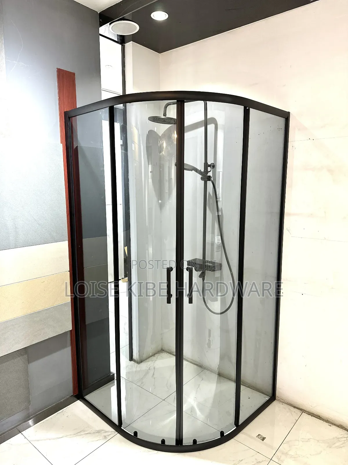 Black Shower Cubicle Available