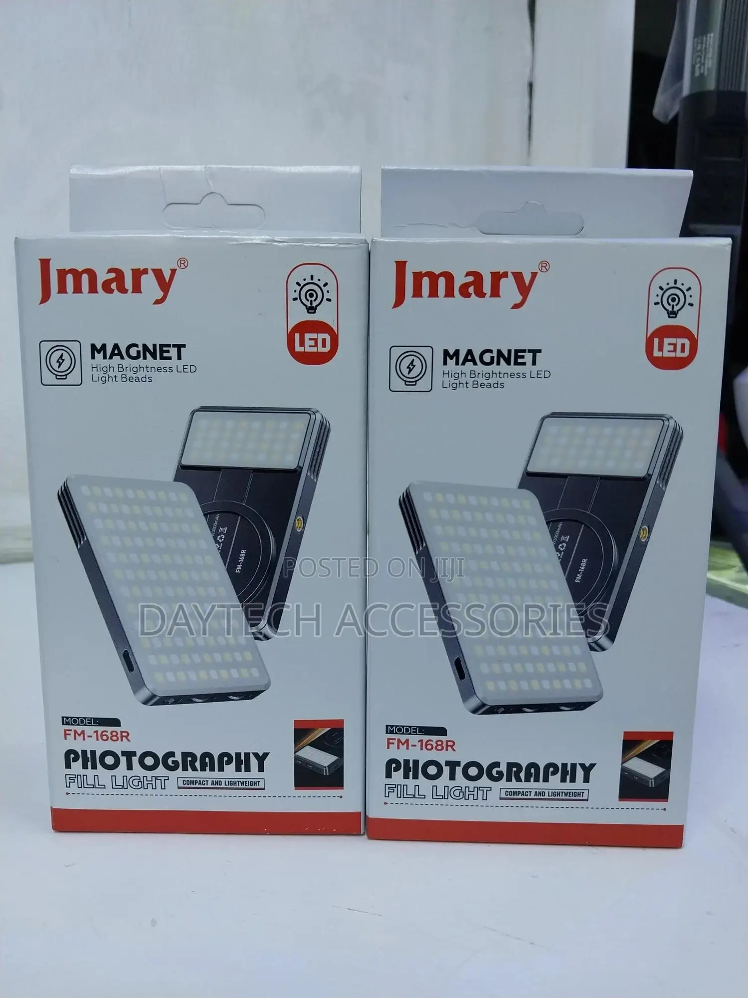 Jmary Fm-168r Magnetic Phone Fill Light Portable Video Light.