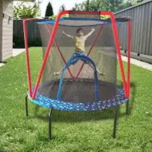 4ft Kids Trampoline With Safety Net – Perfect for Indoor Outdoor Fun