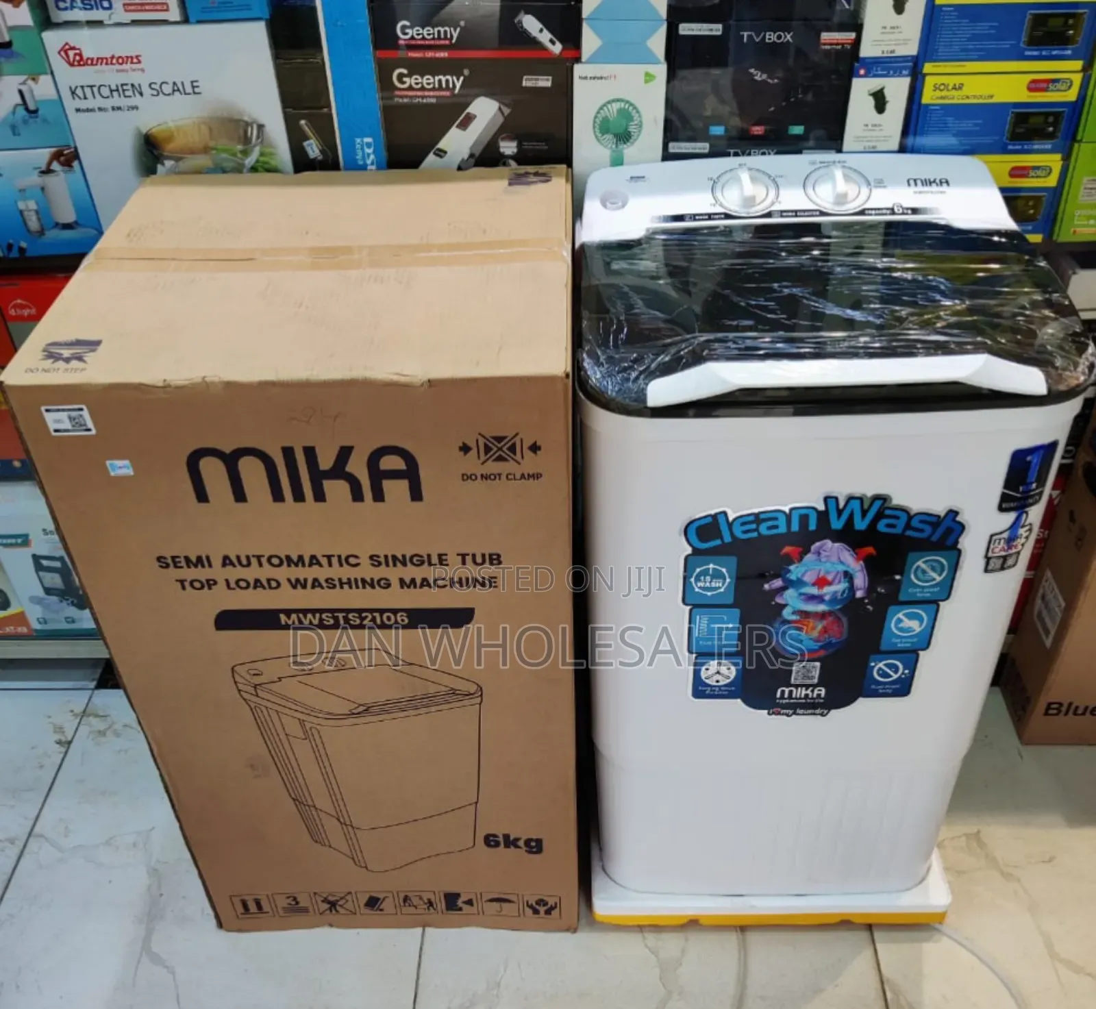 Mika Washing Machine Top Load Single Tub 6kg