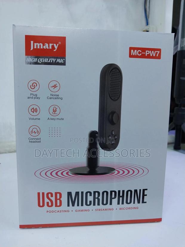 Jmary Mc-Pw7 Podcast Professional Usb Microphone