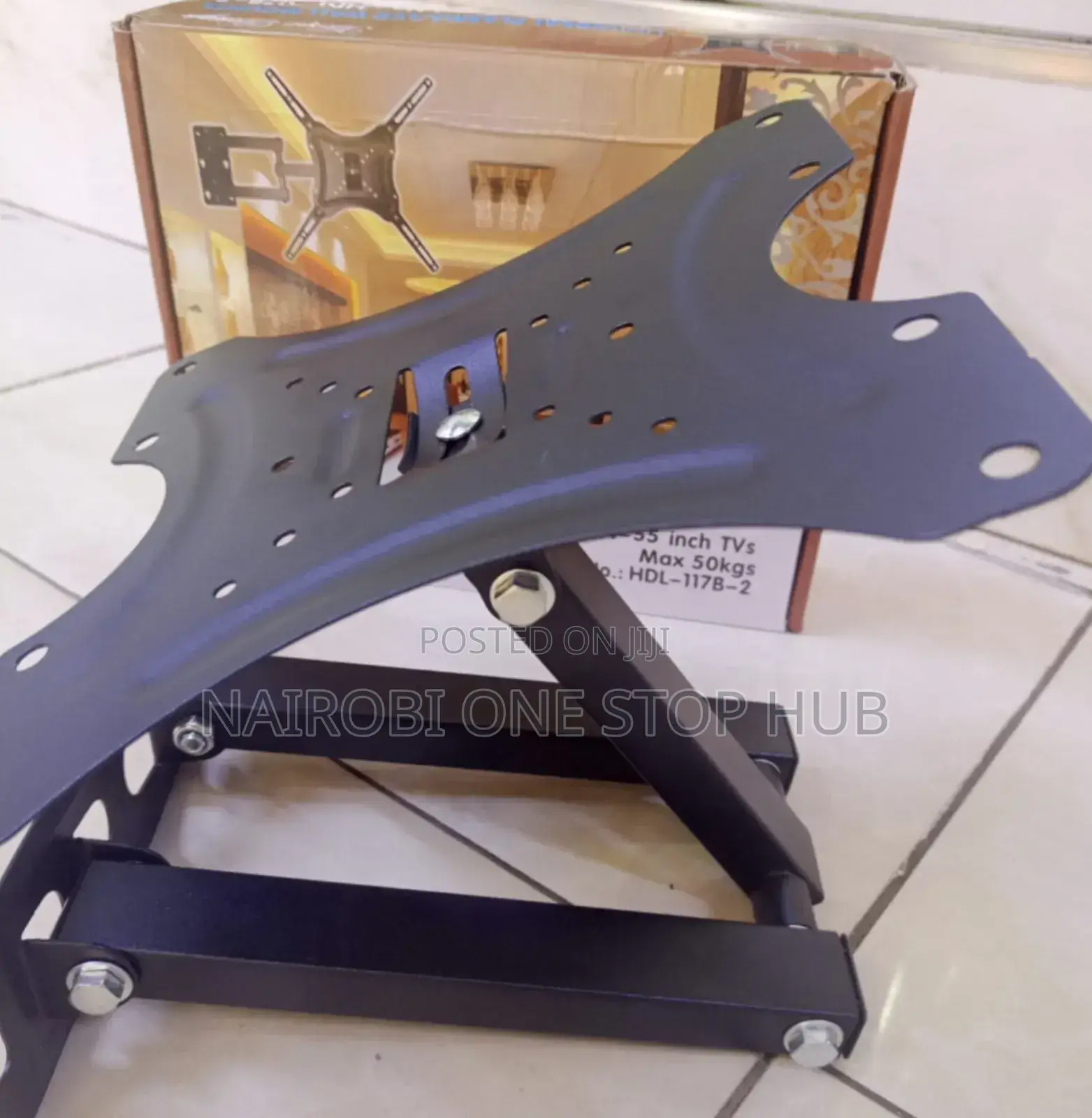 “Low-Profile Swivel Wall Mount – 180° Rotation, Up to 45kg Load”