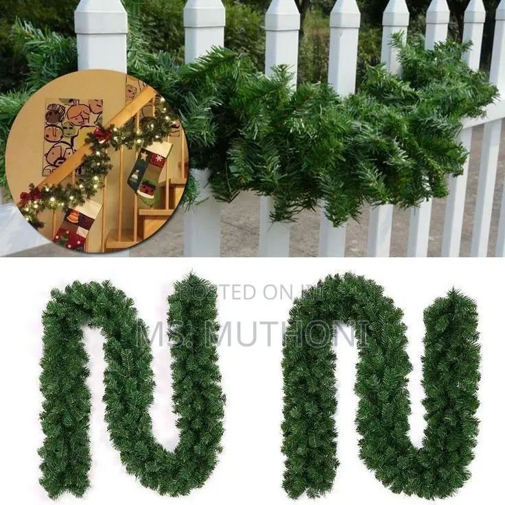 Green Pine Plain ( Undecorated) 2.7m Christmas Garland