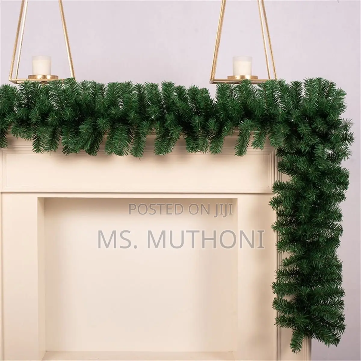 Green Pine Plain ( Undecorated) 2.7m Christmas Garland