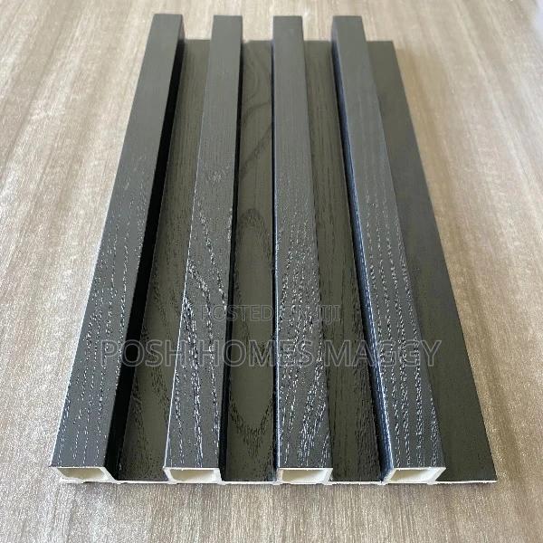 Grey WPC Wall Panels - main view