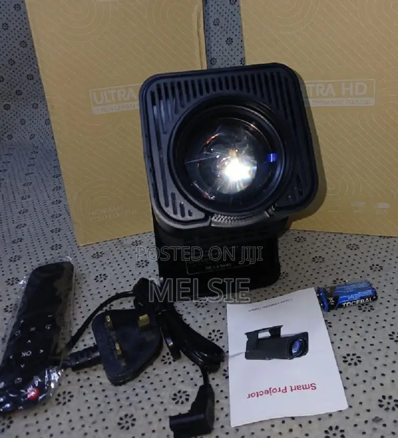 Portable Projector With Wifi 180°Rotatable Freestyle Video Projector