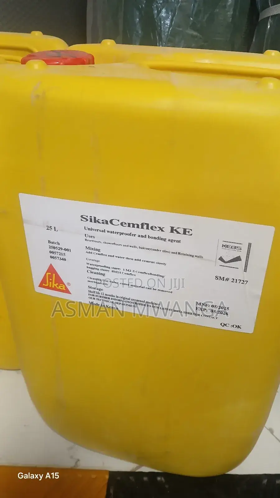 Sikacemflex Universal Waterproofer and Bonding Agent