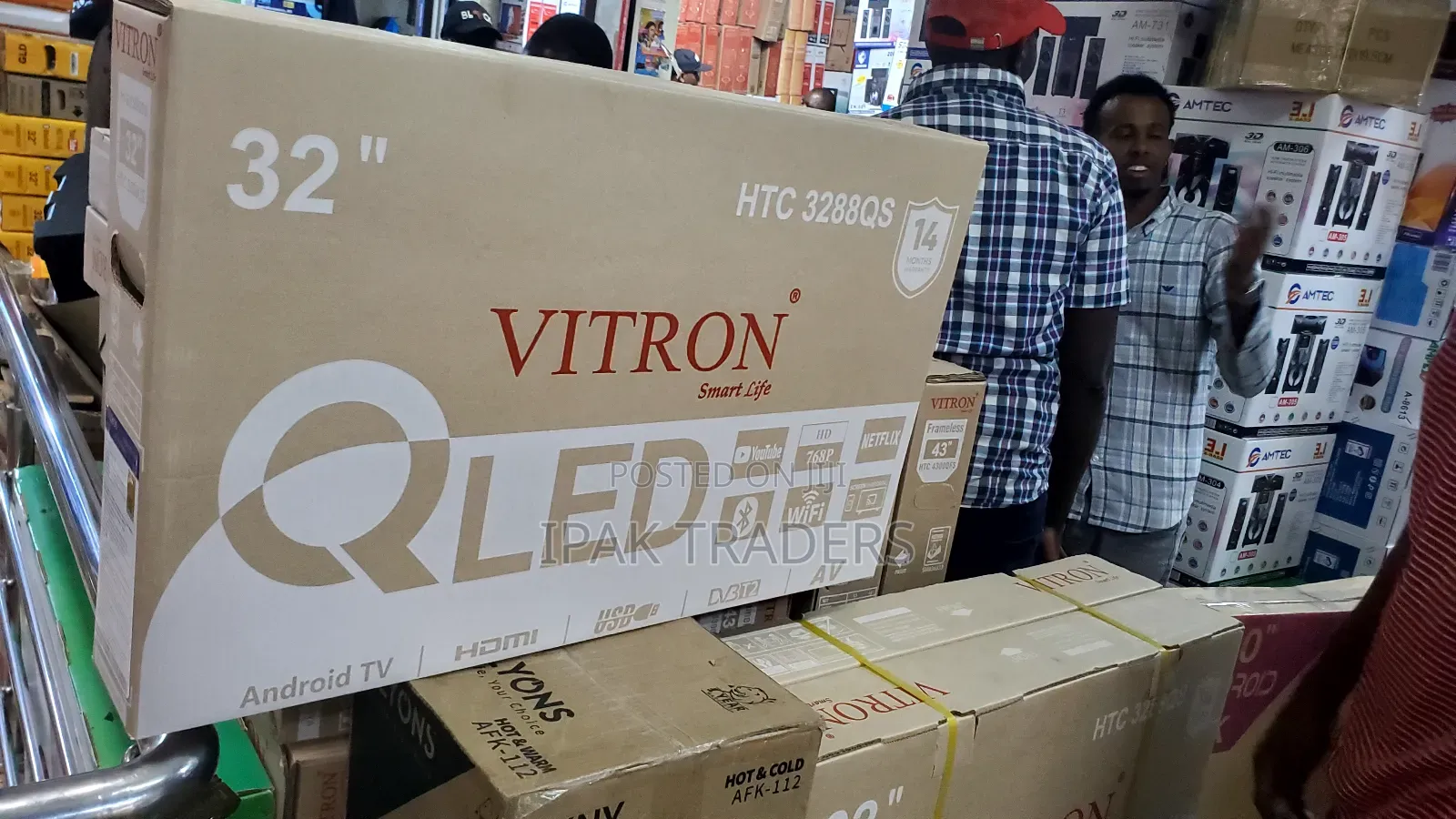 Vitron 32′′ 32000qfs Qled Smart Tv New 2025