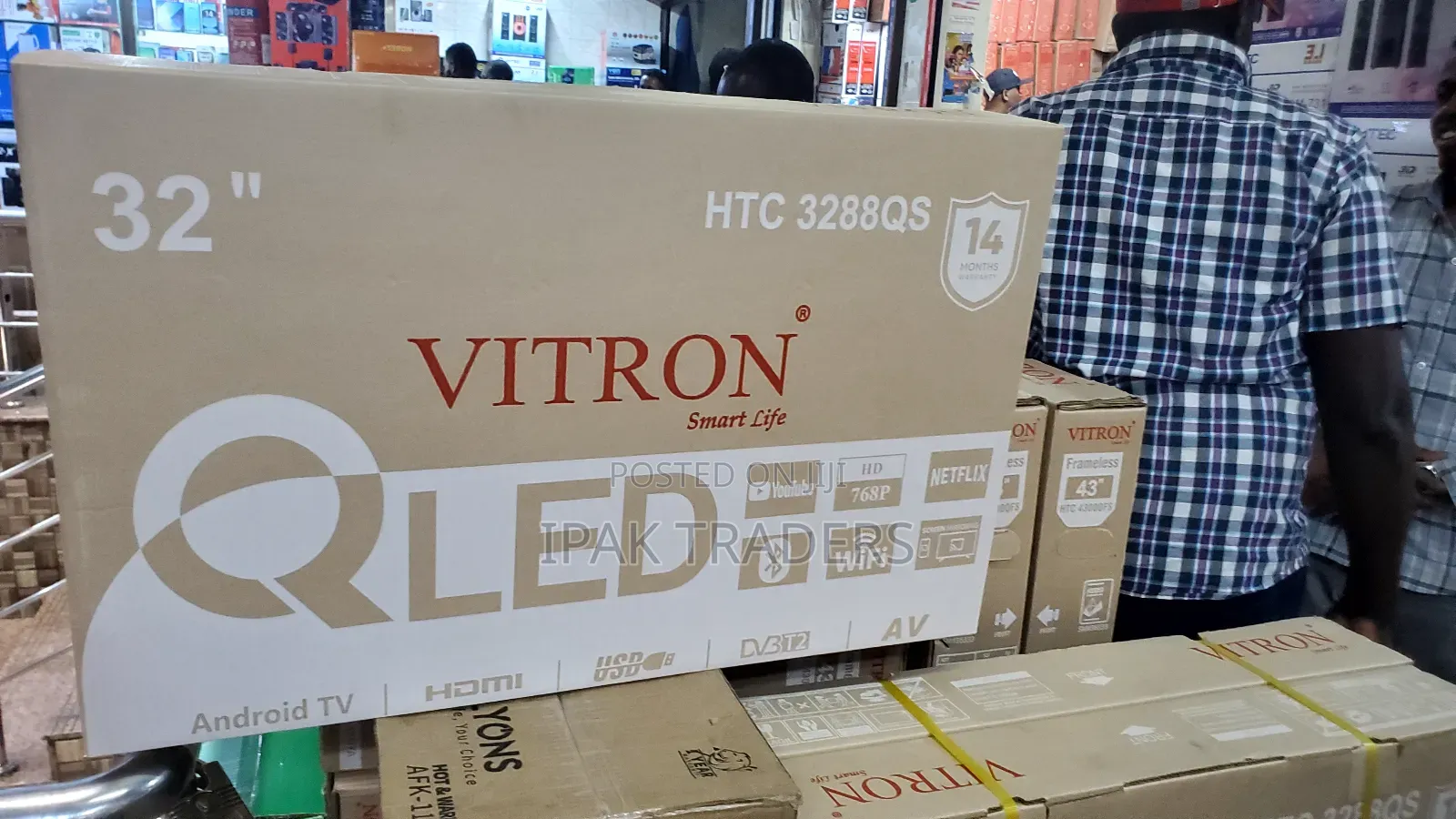 Vitron 32′′ 32000qfs Qled Smart Tv New