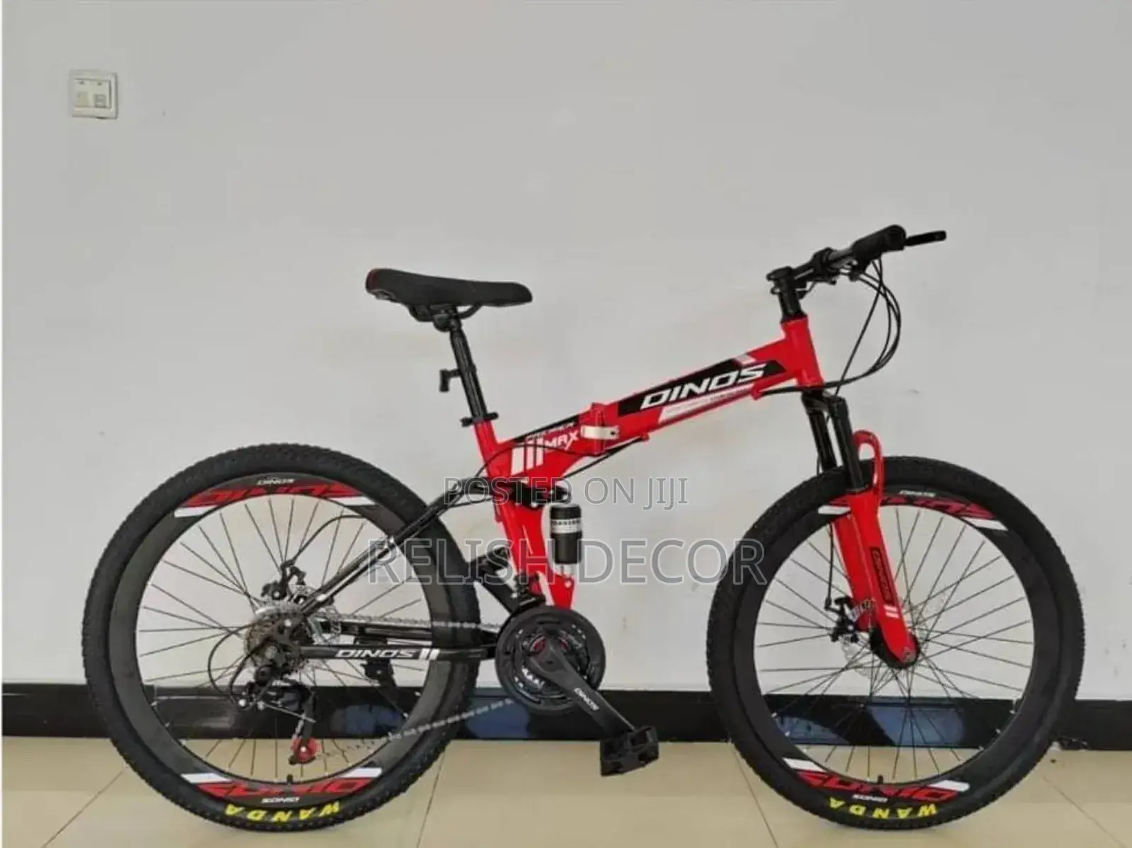 Size 26 Adult Dinos Folding Mountain Bike