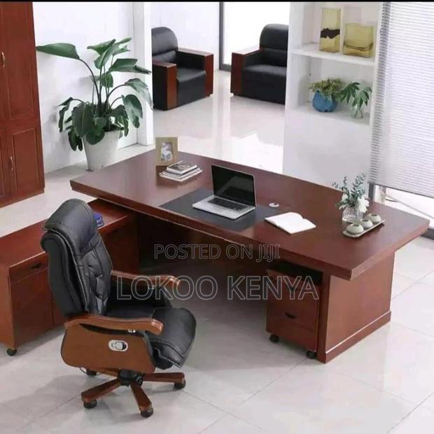 Office Desk; 1.8 M L Shaped-Side Return Executive Office Desk - thumbnail 3