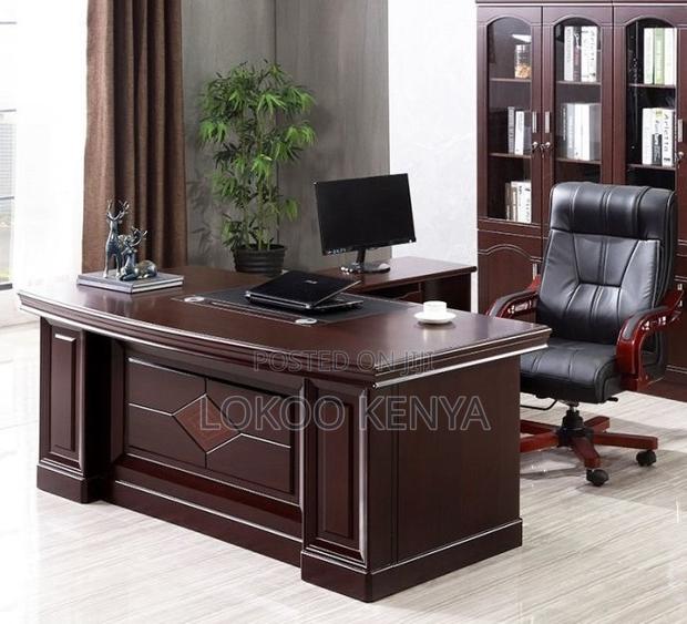 Office Desk; 1.8 M L Shaped-Side Return Executive Office Desk - thumbnail 6
