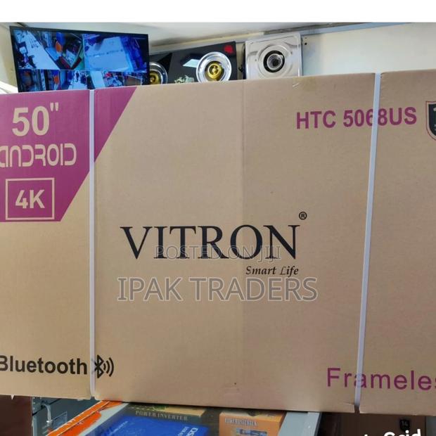 Vitron 50" Inch Uhd Frameless Android Tv 1.5gb Ram,Bluetooth - main view